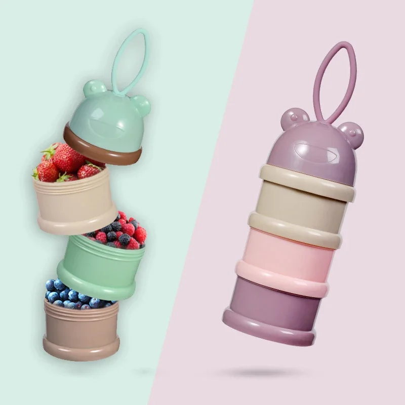 Baby Food Essentials - Reisen – Essential Storage Müslipulverspender, 3-lagiger