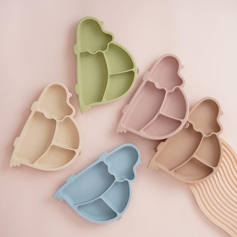 Plate Suction Toddler - Kleinkindteller, geteilter Saugteller für Babys, unzerbrechlicher