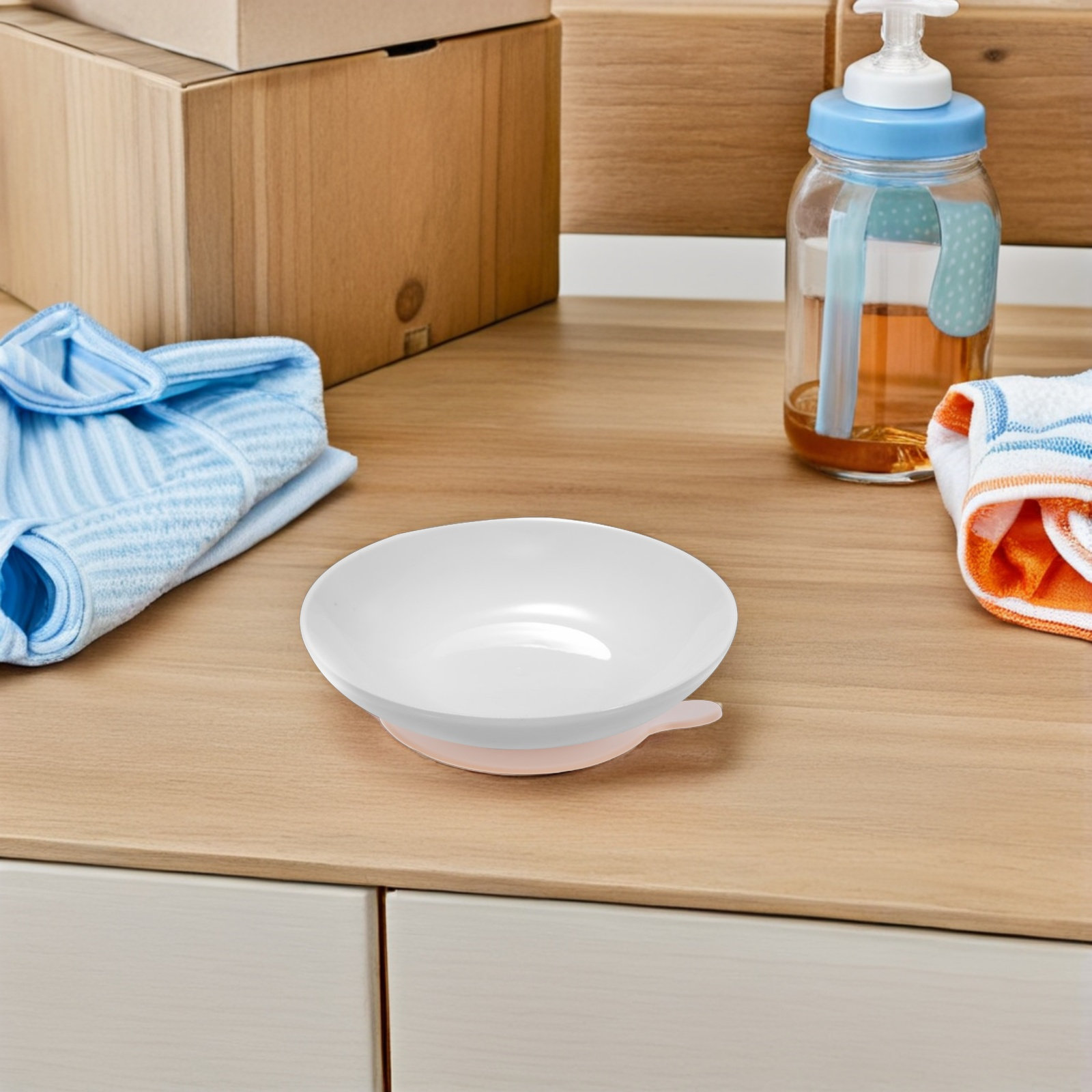 Plate Suction Toddler - 6 Stück Silikon-Tischsets für Kleinkinder, doppelseitige