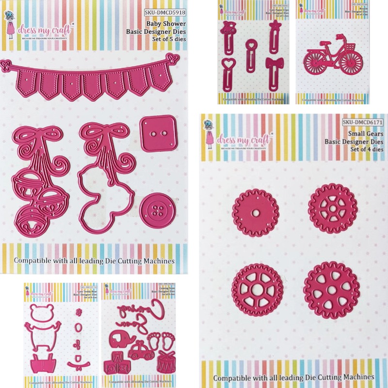 Baby Food Diary - Frühlingsblumen Baby-Shower Metall-Stanzformen Scrapbook Tagebuch Dekoration