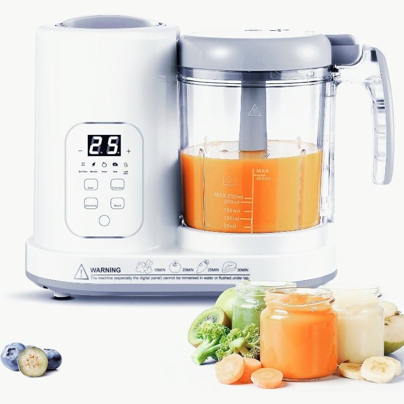 Baby Food Youtube - Baby-Nahrungszubereiter Dampfgarer Mixer 4-in-1 Automatischer Dampfgarer