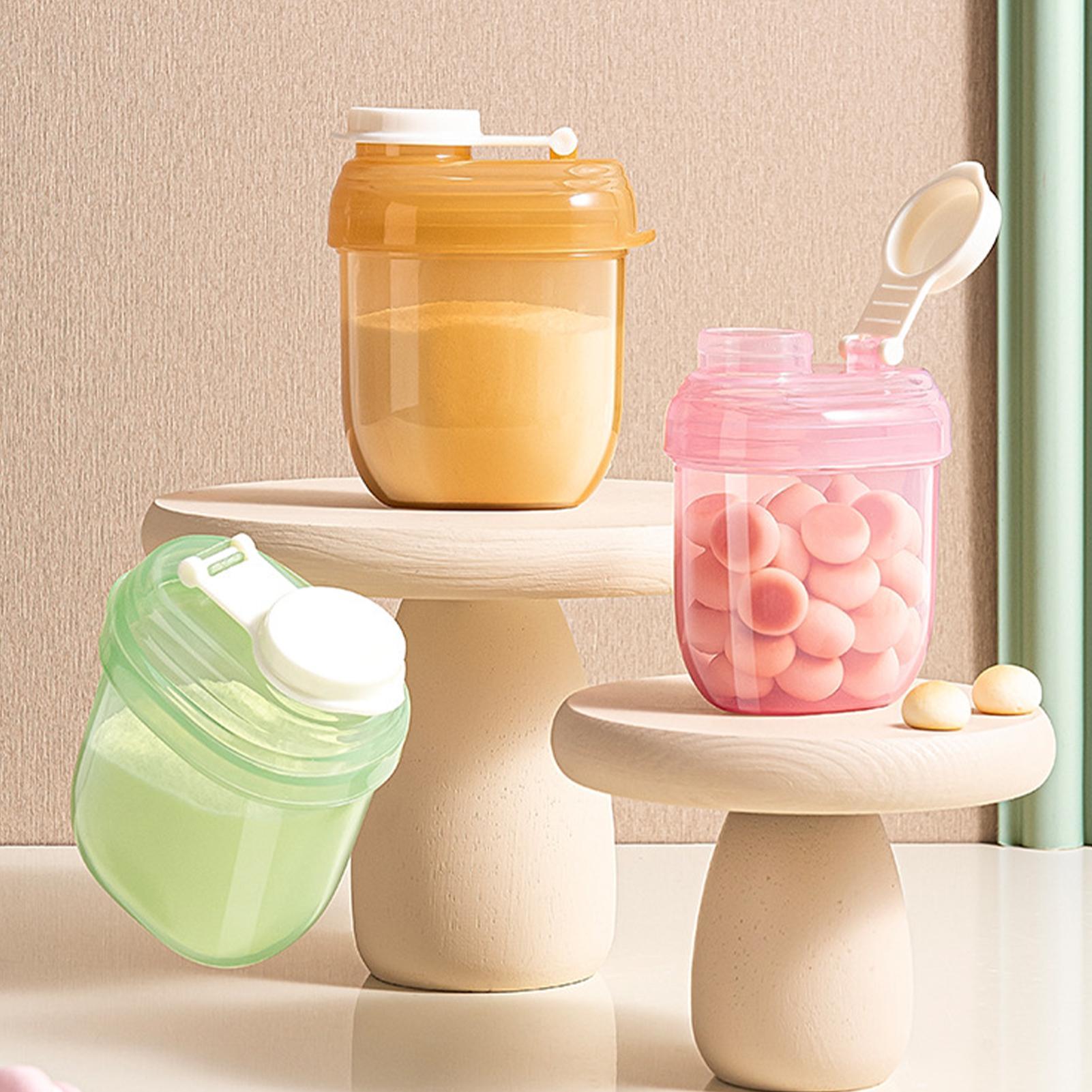 Puree Baby Food - Tragbarer Milchpulver-Spender, Luftdichter Snack-Aufbewahrungsbehälter, Reise-Fütterungsorganizer für