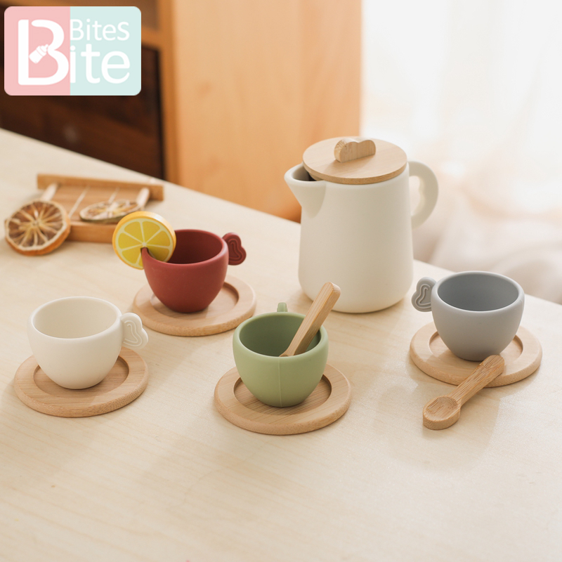 Baby Food Restaurant - Baby Spielset 9-teilig Nachmittagstee-Set Kinderspielhaus Spielzeug