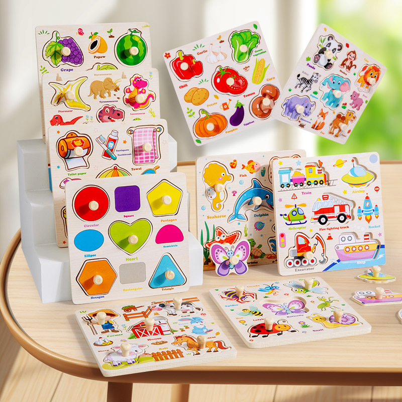 Montessori Holz Puzzles Spielz – Baby Food Eat Bewertung und Preis