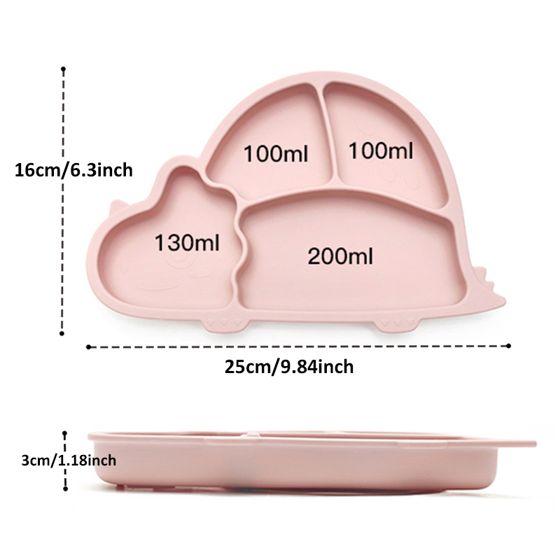 Kleinkindteller, geteilter Sau – Plate Suction Toddler Bewertung und Preis