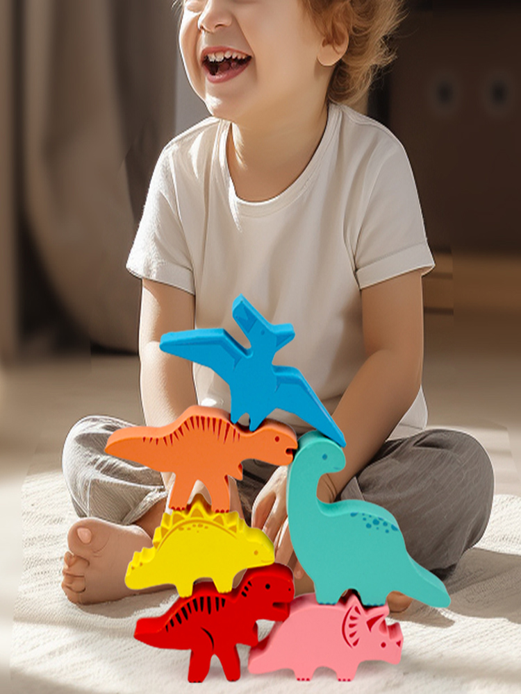 Holz Balance Blöcke Spielzeug  – Baby Food Eat Bewertung und Preis