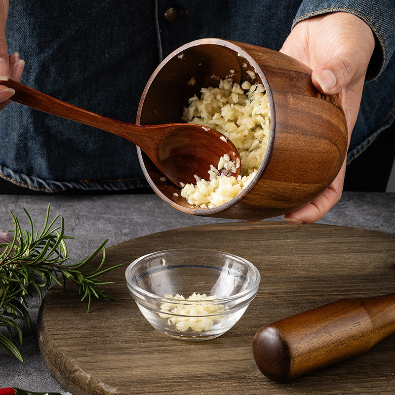 Stößel und Mörser aus Akazienh – Baby Food Egg Bewertung und Preis