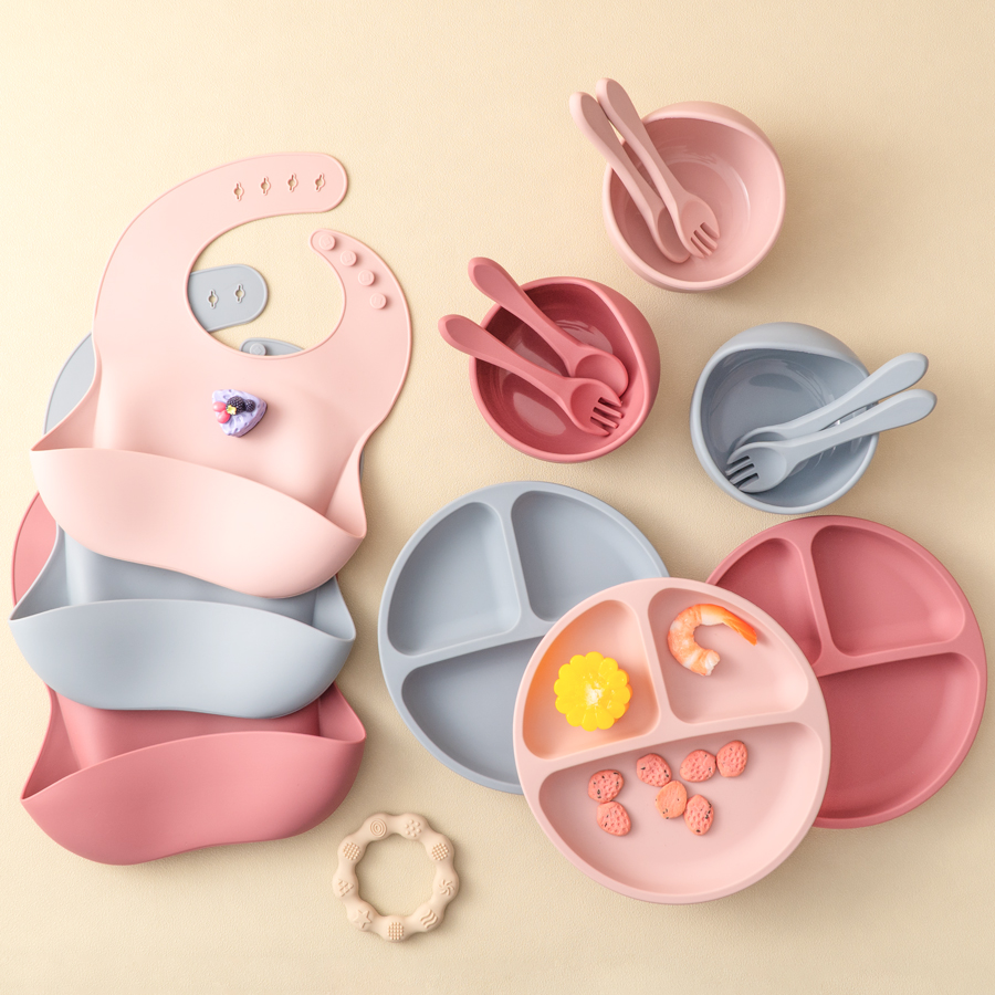 5Pcs Baby Silikon Fütterung Se – Baby Food Tray Bewertung und Preis