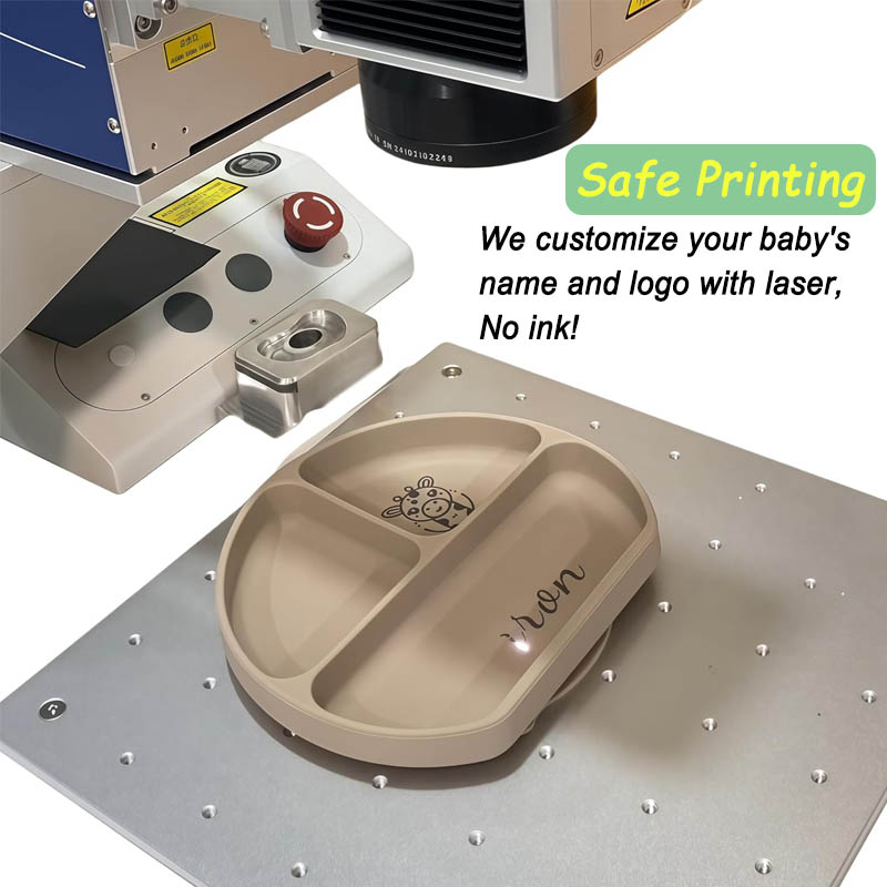 Silikon-Fütterungsset mit indi – Plate Suction Toddler Bewertung und Preis