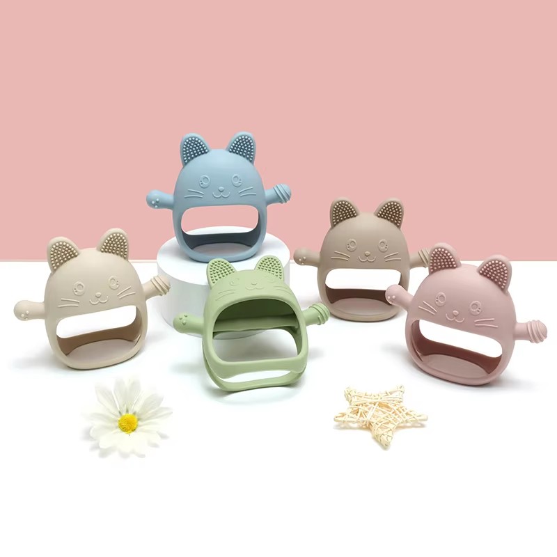 1PC Baby Silikon Beißringe Han – Baby Food Teether Bewertung und Preis
