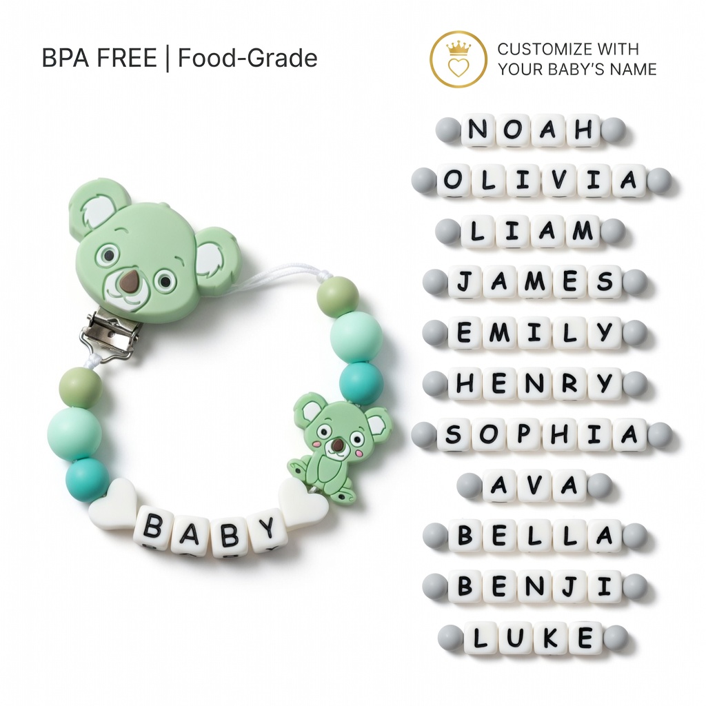 Silikon-Schnullerkette mit Per – Baby Food Teether Bewertung und Preis