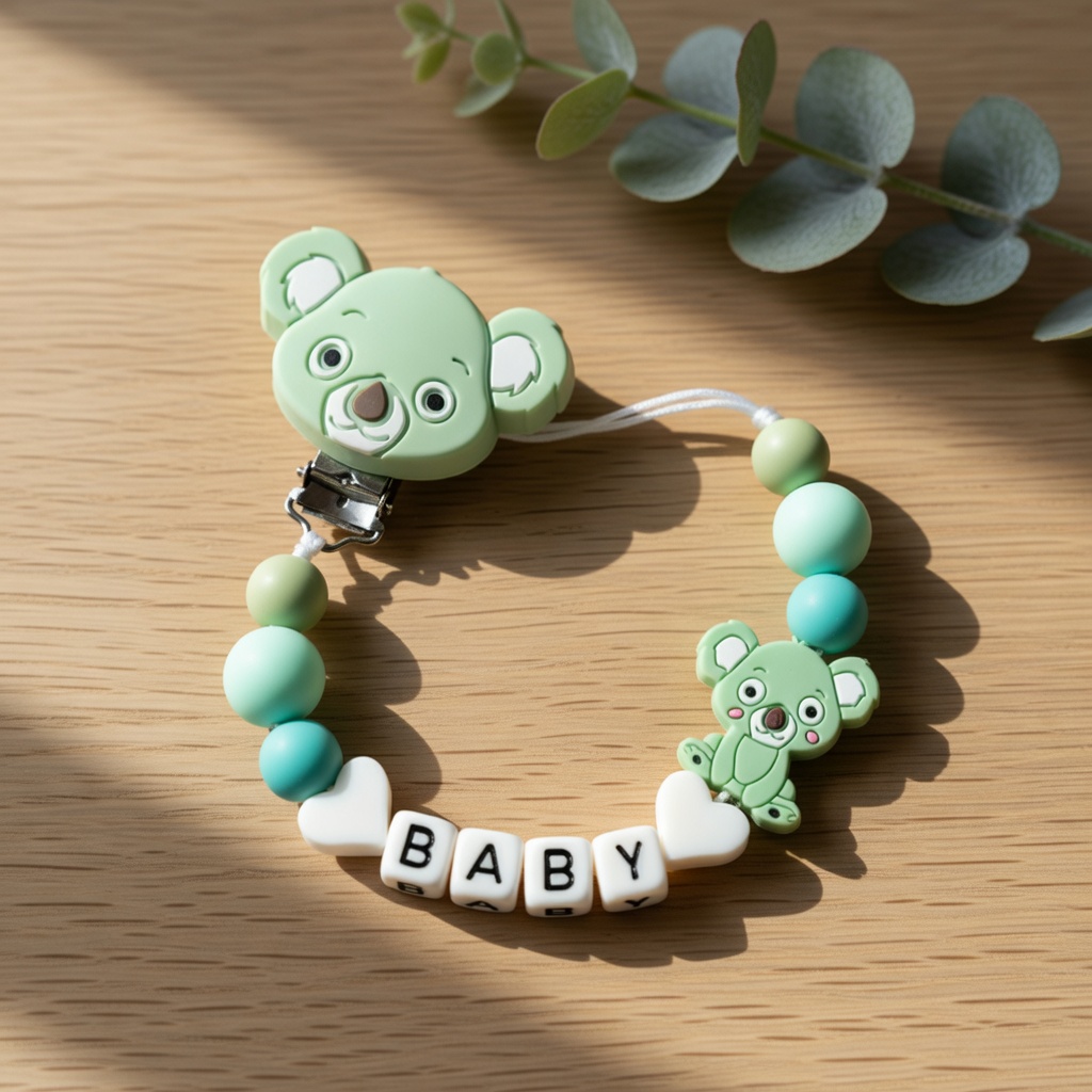 Silikon-Schnullerkette mit Per – Baby Food Teether Bewertung und Preis