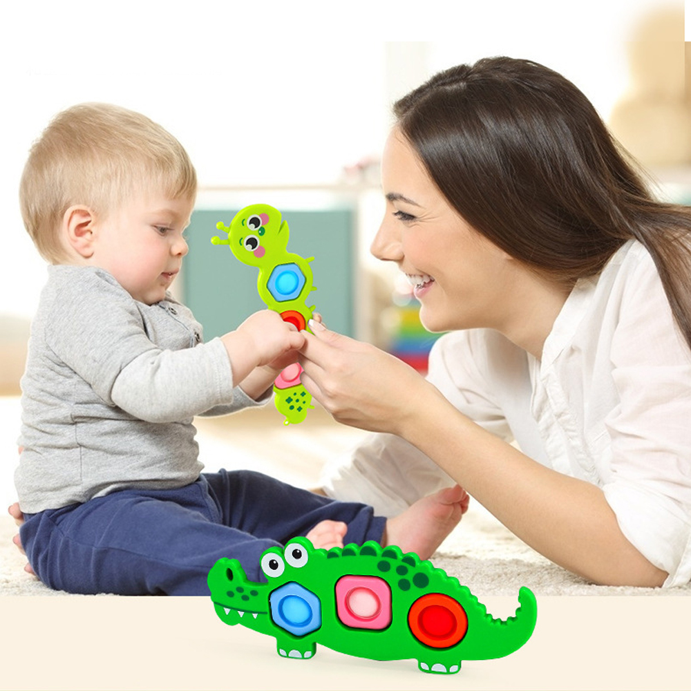Fingerpresse, Zappelspielzeug  – Baby Food Eat Bewertung und Preis