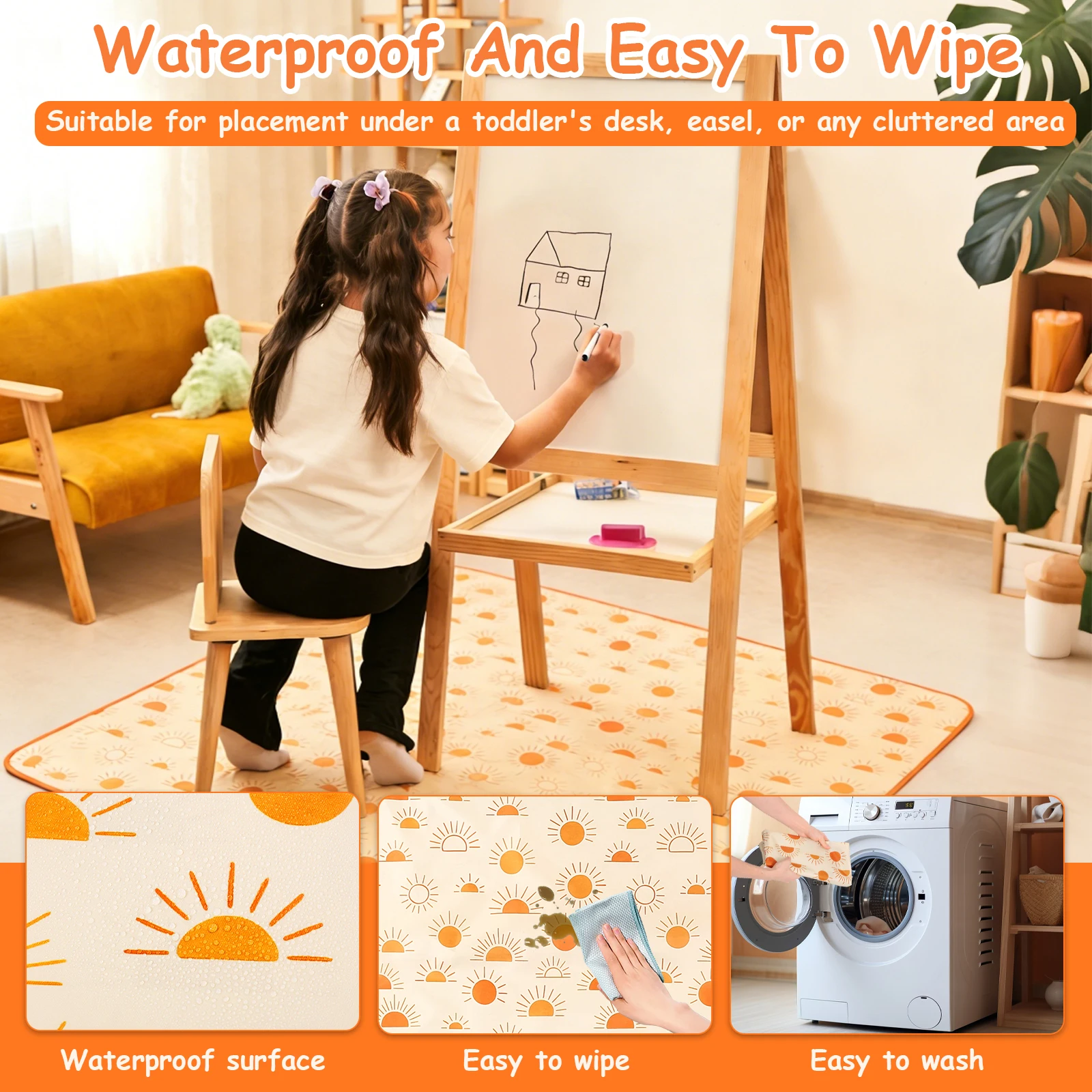 Baby Hochstuhl-Schutzmatte Ess – Highchair Splash Mat Bewertung und Preis