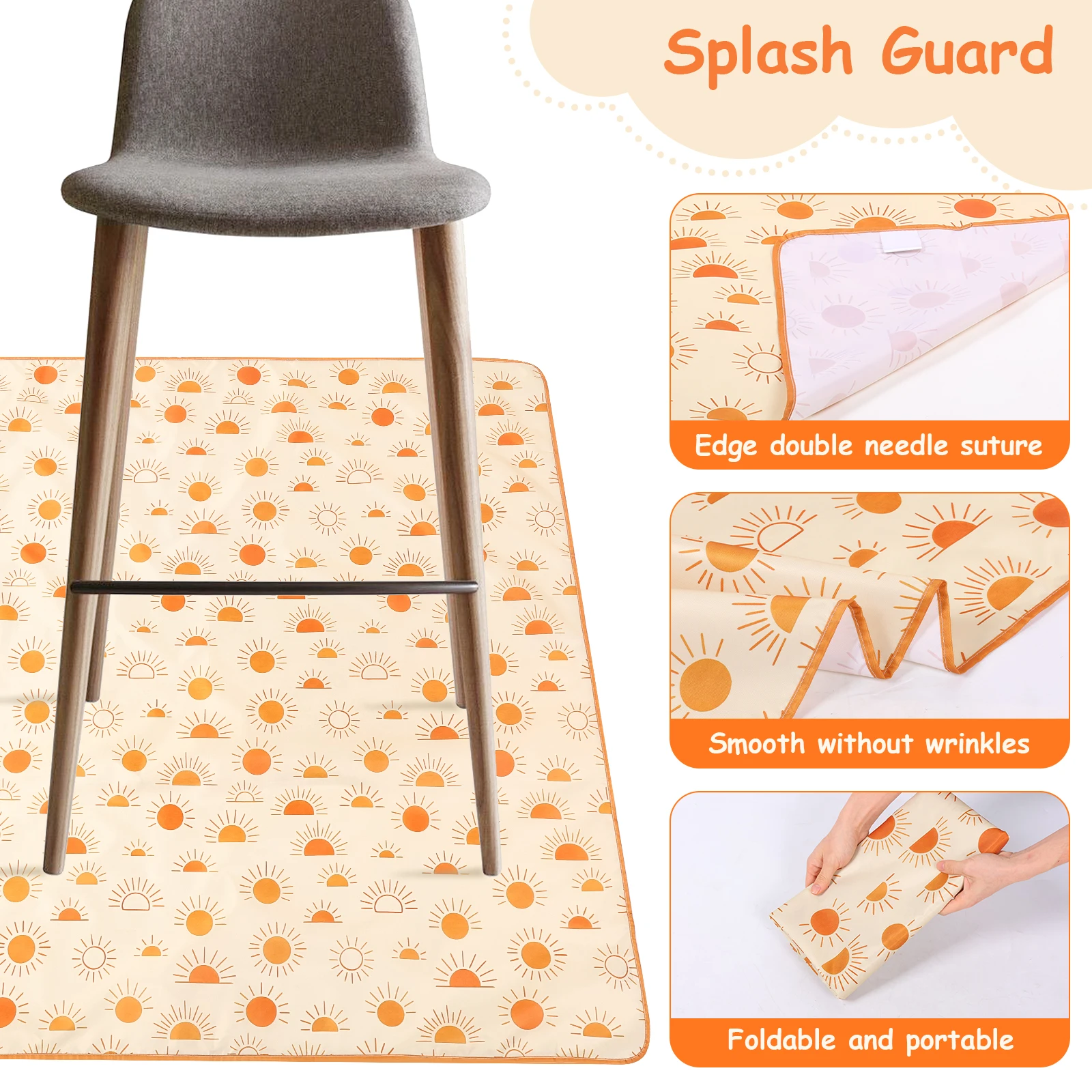 Baby Hochstuhl-Schutzmatte Ess – Highchair Splash Mat Bewertung und Preis