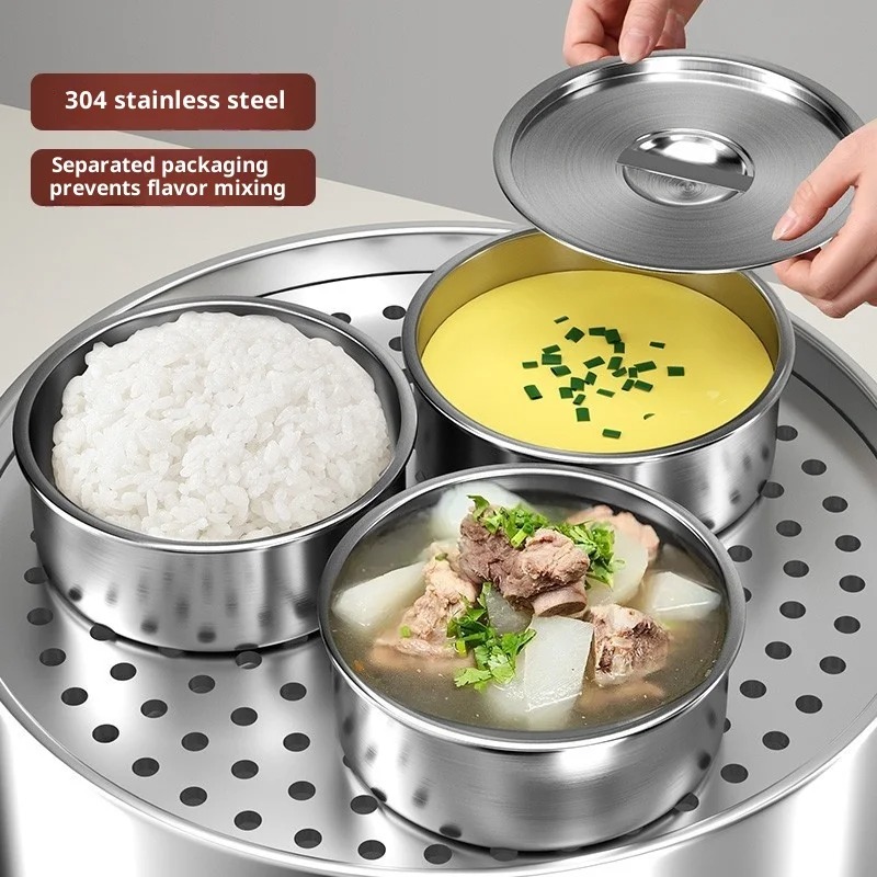 Edelstahl-Dämpfschüssel mit De – Baby Food Egg Bewertung und Preis