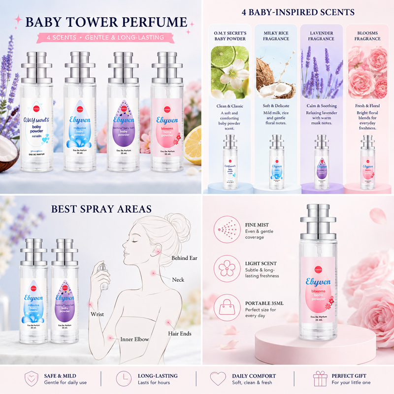 2 Stück 35ml Babypuder-Parfüm  – Puree Baby Food Bewertung und Preis