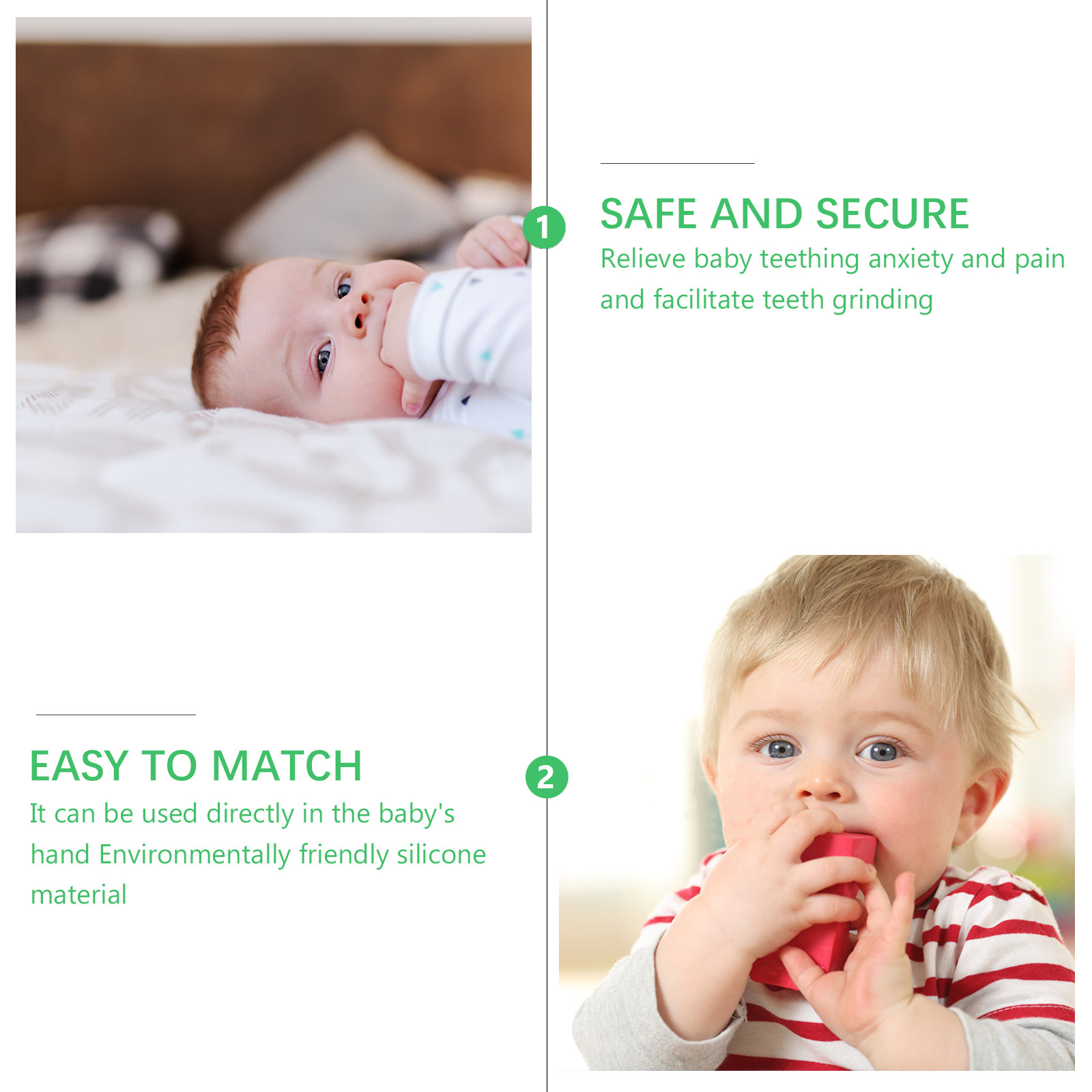 3 Stück Lebensmittelqualität S – Baby Food Teether Bewertung und Preis