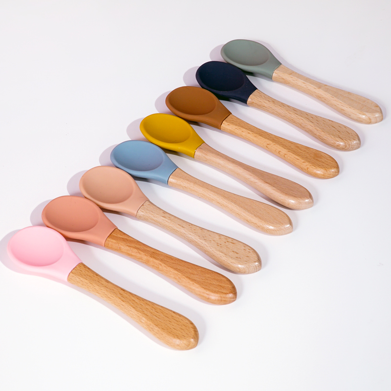 Füttern Holzgriff Silikon Löff – Puree Baby Food Bewertung und Preis
