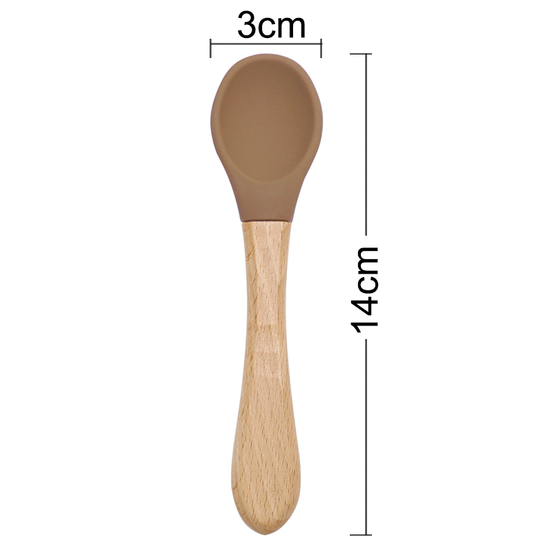 Füttern Holzgriff Silikon Löff – Puree Baby Food Bewertung und Preis