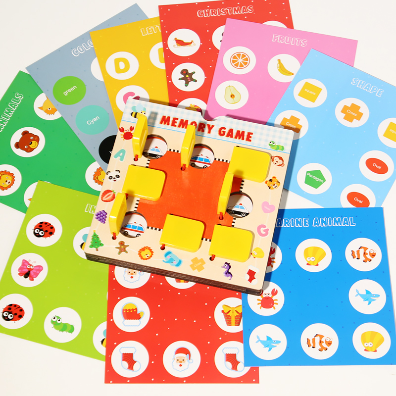 Hölzernes Gedächtnis-Schachspi – Baby Food Eat Bewertung und Preis