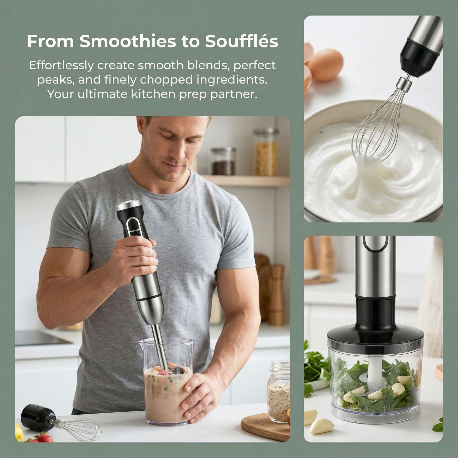 Neues 4-in-1 Handmixer-Set Mul – Dry Food Baby Bewertung und Preis